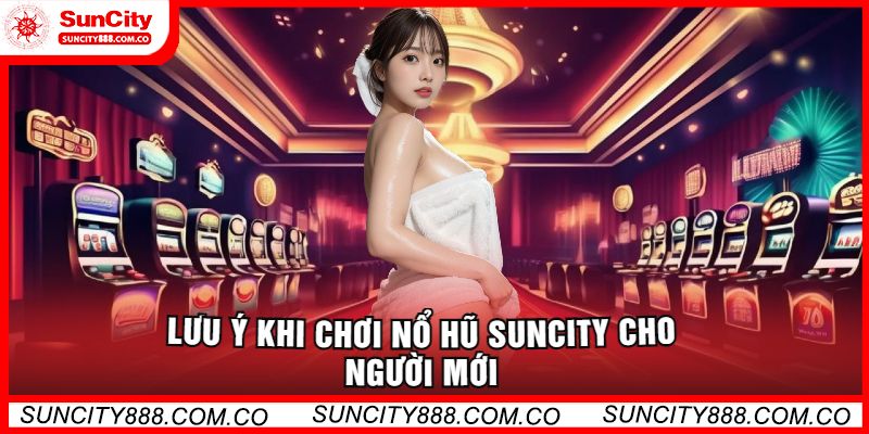 Lưu Ý Khi Chơi Nổ Hũ Suncity Cho Người Mới