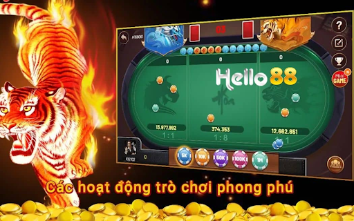 Mẹo chơi Rồng Hổ Helo88